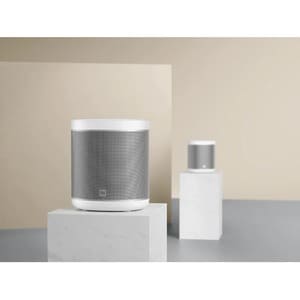 MI Bluetooth Smart Speaker - 12 W RMS - Google Assistant Supported - White - Wireless LAN