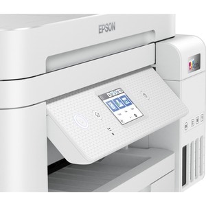 Epson EcoTank ET-4856 Wireless Inkjet Multifunction Printer - Colour - White - Copier/Fax/Printer/Scanner - 33 ppm Mono/20