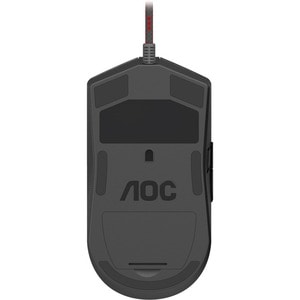 AOC AGON AGM700 Rato para jogos - USB 2.0 - Ótico - 8 Taste(n) - 8 Programmable Button(s) - Preto - Cabo - 16000 dpi - Rod