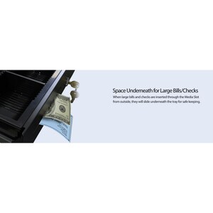 Adesso MRP-13CD-TR Cash Tray - 4 Bill/5 Coin Compartment(s)