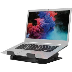 Port Connect Height Adjustable Notebook Stand - Up to 39.6 cm (15.6") Screen Support - 20.5 cm Height x 27.5 cm Width x 25