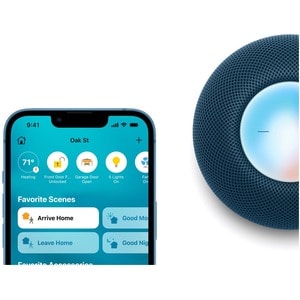 Apple HomePod mini Bluetooth Smart Speaker - Siri Supported - Blue - Wireless LAN