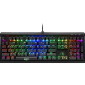 Sharkoon Skiller SGK60 Rugged Gaming Keyboard - Cable Connectivity - USB Type C Interface - RGB LED - German - Mechanical 
