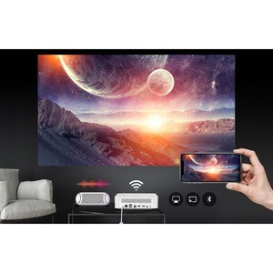 LG CineBeam PF610P 3D DLP Projector - 16:9 - Portable - High Dynamic Range (HDR) - 1920 x 1080 - Front - 30000 Hour Normal