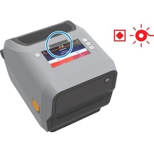 Zebra ZD621R Desktop Thermal Transfer Printer - Monochrome - Label/Receipt Print - Ethernet - USB - USB Host - Serial - RF