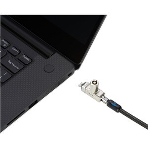 Kensington Slim N17 2.0 Keyed Laptop Lock for Wedge-Shaped Slots - Master Keyed On Demand - 5.91 ft Cable - Master Keyed L