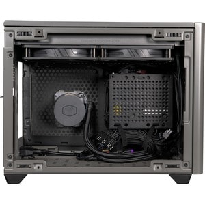 Cooler Master NR200P MAX NR200P-MCNN85-SL0 Computer Case - Mini-tower - Black, Gray - Steel, Mesh, ABS Plastic, Tempered G