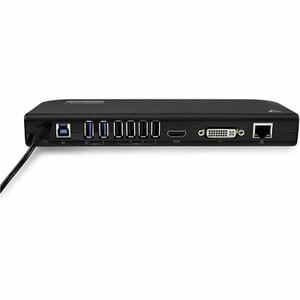 V7 UDDS2 USB 3.0 Estação de ancoragem - Preto - 2K, QHD - 2560 x 1440, 2048 x 1152 - 6 x Portas USB - 4 x USB 2.0 - 2 x US