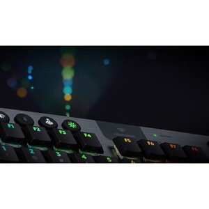 Logitech G G913 TKL 游戏键盘 - 有线/无线 连接 - USB 接口 - RGB LED - 机械 按键开关 - 蓝牙 - 播放/暂停, 音量控制, 跳过, 静音 热键 - 铬操作系统 - 台式计算机 - PC, Mac