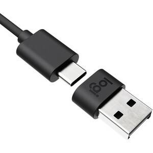 Logitech Zone 有线 头戴式 立体声 耳机 - 双声道 - 耳罩 - 32 欧姆 - 20 Hz 到 16 kHz - 单向, 全向, 降噪 麦克风 - C型 USB