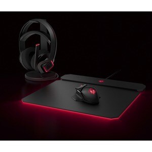 HP OMEN 鼠标垫 - 4 毫米 x 360 毫米 x 300 毫米 尺寸 - 橡胶 - 防滑
