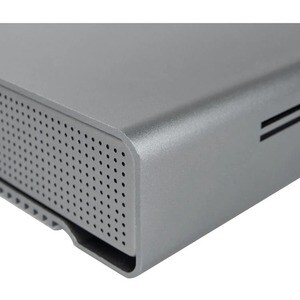 Rocstor Rocpro D90 4 TB Desktop Rugged Hard Drive - 3.5" External - SATA (SATA/600) - Aluminum Gray - MAC Device Supported