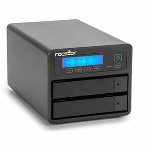 Rocstor Rocpro U33 USB Type-C Desktop RAID Storage - Rocstor Rocpro U33 Professional Desktop RAID -20TB (2x10TB) HDD Insta