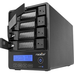 Rocstor Rocpro U35 USB Type-C Desktop RAID Storage - Rocstor Rocpro U35 Professional Desktop RAID - 40TB (4x10TB) HDD Inst