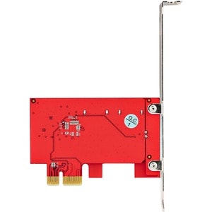 StarTech.com 2P6G-PCIE-SATA-CARD. Hostschnittstelle: PCIe, Output interface: SATA. Produktfarbe: Rot. Chipsatz: ASMedia - 