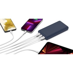 Belkin BOOST?CHARGE Power Bank - Blue - For Smartphone, Tablet PC - 20000 mAh - 3 x USB - Blue
