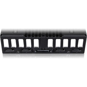 Icy Dock FlexiDOCK MB024SP-B Drive Enclosure 12Gb/s SAS, SATA/600 - Serial ATA/600 Host Interface External - Black - Hot S