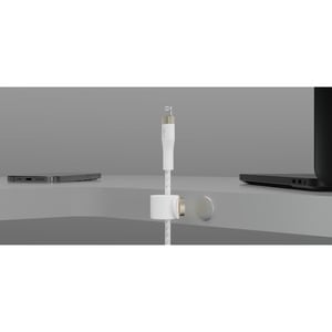 BELKIN BOOST CHARGE CABLE USB-C TO LTG BRD SILICON 1M WHT