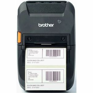Brother RJ-3250WB-L Mobile Direct Thermal Printer - Monochrome - Portable - Label/Receipt Print - Ethernet - USB - USB Hos