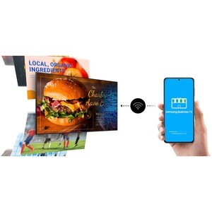 Samsung BE55A-H 1397 mm LCD Digital Signage Display - 16 Hours/ 7 Days Operation - High Dynamic Range (HDR) - 3840 x 2160 