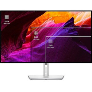 Dell UltraSharp U2723QE 27" Class 4K UHD LCD Monitor - 16:9 - 68.6 cm (27") Viewable - 3840 x 2160 - USB Hub