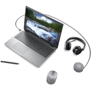 Stylet Dell PN5122W - Actif - Pointe de stylus remplaçable - Noir - Portable Appareil compatible
