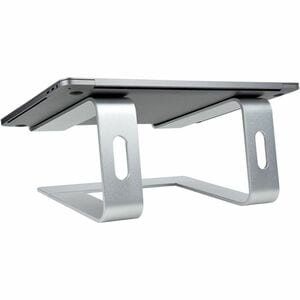 StarTech.com Laptop Stand for Desk, Supports 5kg / 11lb, Aluminum, Silver, Ergonomic Laptop Riser, Portable Laptop Holder 