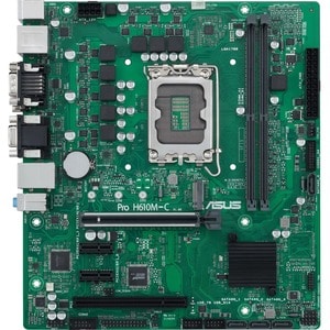 Asus H610M-C-CSM Desktop Motherboard - Intel H610 Chipset - Socket LGA-1700 - Micro ATX - Pentium Gold, Celeron, Core i5, 