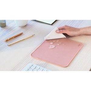 Logitech Studio Series Mouse Pad - 200 mm x 230 mm Dimension - Dark Rose - Polyester - Anti-fray, Spill Resistant, Anti-slip