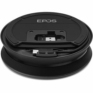 EPOS EXPAND 40T Speakerphone - Black, Gray - USB - Microphone - Battery - Portable - Black, Gray - Aluminum - 5 Pack