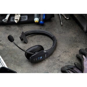 BlueParrott B450-XT BPB-45020 Sem fios Headset Mono Fone de ouvido - Monaural - Supra-aural - 9144 cm - Bluetooth - 150 Hz