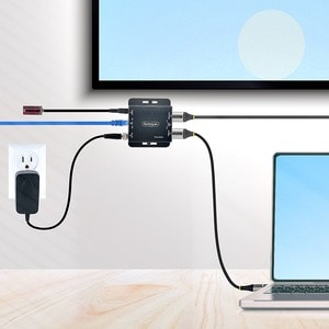 HDMI Ethernet Extender über CAT6/CAT5, 4K 30Hz/40 m oder 1080p/70 m, HDMI over Ethernet/IP Extender, Transmitter und Recei