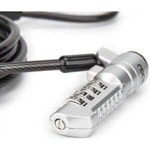 Rocstor Rocbolt N19 Security Cable, 4-digit Combination Lock For Nano-Shaped Slots - Rocstor Rocbolt N19 series Slim Secur