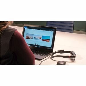 Lenovo ThinkReality A3 Smart Glasses - Eye - Wireless LAN - Computer, Smartphone, Office, Workstation