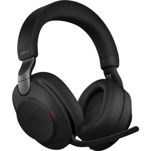 Jabra Evolve2 85 无线 头戴式 立体声 耳机 - 黑 - 双声道 - 上耳式 - 蓝牙