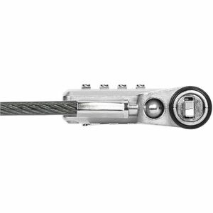 Targus DEFCON ASP96RGLX Cable de Bloqueo Para Monitor, Base de conexión, Portátil - 1.98m Cable - Reiniciable - 4-dígitos 