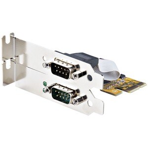 2 Port PCI Express Serielle Schnittstellenkarte, PCIe auf RS232 (DB9) Karte , Serielle Karte / Erweiterungskarte, Win/Linu