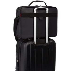 SwissGear Insight 27469140 Carrying Case (Briefcase) for 15.6" to 16" Notebook - Black - Tear Resistant Shoulder Strap, Dr