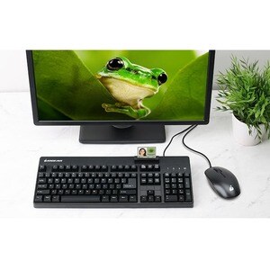 IOGEAR Keyboard & Mouse - USB 2.0 Cable Keyboard - 104 Key - USB 2.0 Cable Mouse - Optical - 1000 dpi - Scroll Wheel - Bui