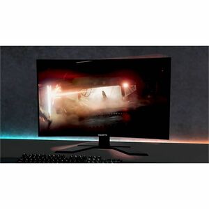 Gigabyte M32UC-SA 32" Class 4K UHD Curved Screen Gaming LCD Monitor - 16:9 - Black - 31.5" Viewable - Vertical Alignment (