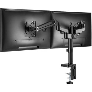 Neomounts DS70-750BL2 Mounting Arm for Monitor, Flat Panel Display - Black - Height Adjustable - 2 Display(s) Supported - 