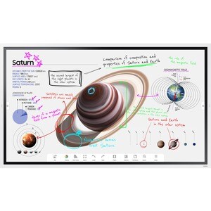 Samsung Flip Pro WM65B 165,1 cm (65 Zoll) 4K UHD LCD Collaboration Display - Cortex A72 1,70 GHz - 3,50 GB DDR4 SDRAM - In