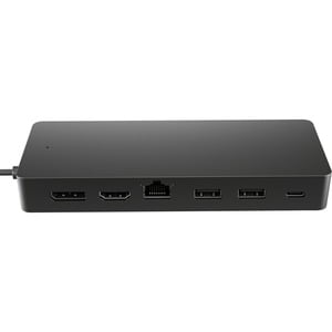 HP USB-Typ C Docking Station für Notebook/Desktop-PC - Schwarz - 2 Unterstützte Displays - 4K - 3840 x 2160 - 1 x USB 3.0 