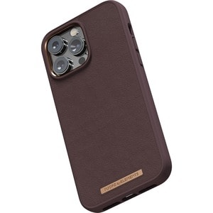 Coque Njord - pour Apple iPhone 14 Pro Smartphone - Marron foncé - Résistant aux chocs, Résistant aux rayures, À l'abri de