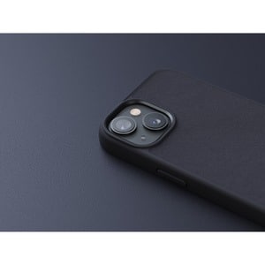Funda Njord - para Apple iPhone 14 Smartphone - Negro - Resistente a Caídas, Resistencia a arañazos, Antipolvo - Piel