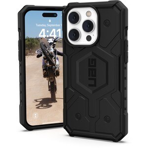 Urban Armor Gear Pathfinder Rugged Case for Apple iPhone 14 Pro Smartphone - Hex - Black - Impact Resistant, Drop Resistan