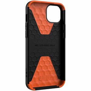 Urban Armor Gear Civilian Rugged Case for Apple iPhone 14 Plus Smartphone - Black - Drop Resistant, Shock Absorbing, Shock