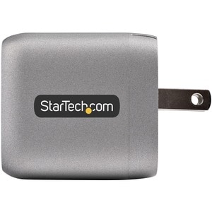 StarTech.com 30W USB-C Wall Charger, Portable GaN Charger w/ USB Power Delivery Fast Charging, USB-IF Certified, 6ft Cable