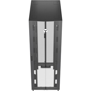 VERTIV VR 48U Gabinete de rack para Servidor, Interruptor LAN, Painel de ligação - 800 mm Rack Width x 1215 mm Profundidad
