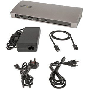 StarTech.com Thunderbolt 4 Dock, 96W Power Delivery, Single 8K / Dual Monitor 4K 60Hz, 3x TB4/USB4 ports, 4x USB-A, SD, Gb